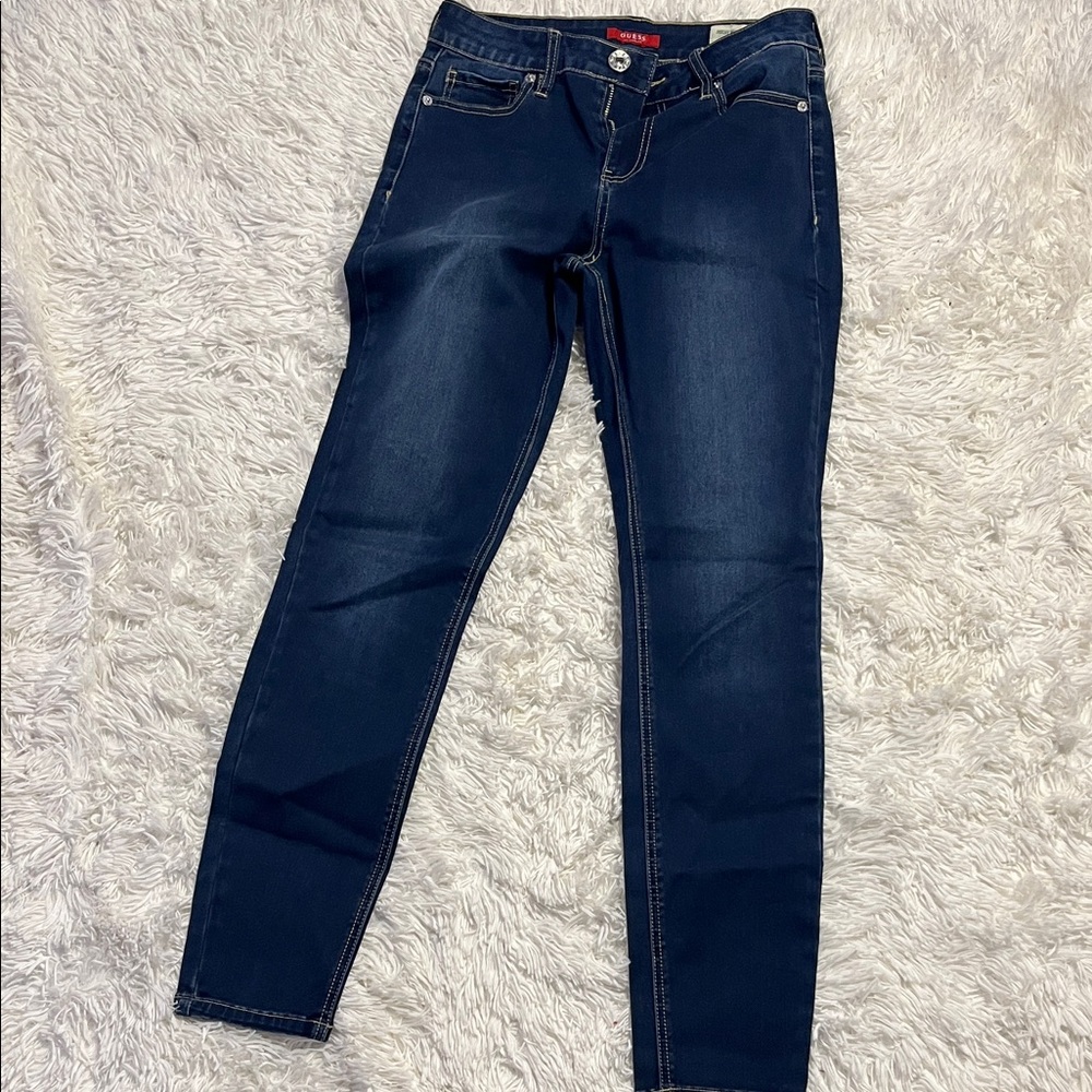 Guess Dark Blue Skinny Jeans for Women